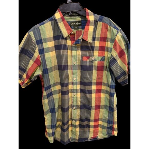 Eddie Bauer Other - Eddie Bauer Classic Fit Button Up Shirt‎ Size Medium Mens Color Plaid
